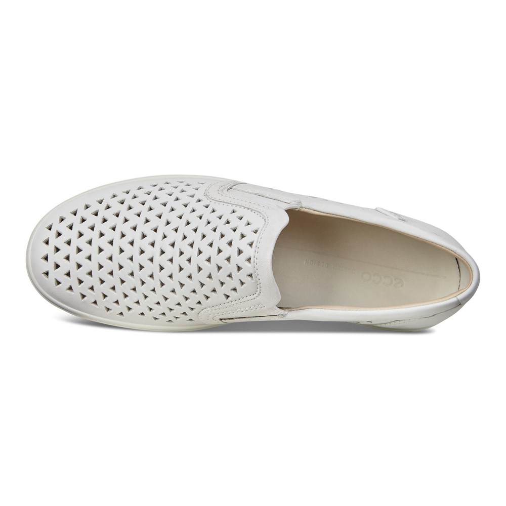 Slip On Mujer - ECCO Soft 7 Sneakers - Blancos - CWM641502